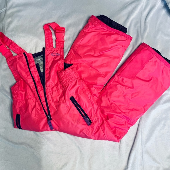 ❄️ Champion Pink snow bib / pants Size XS 4-5 - Picture 4 of 10